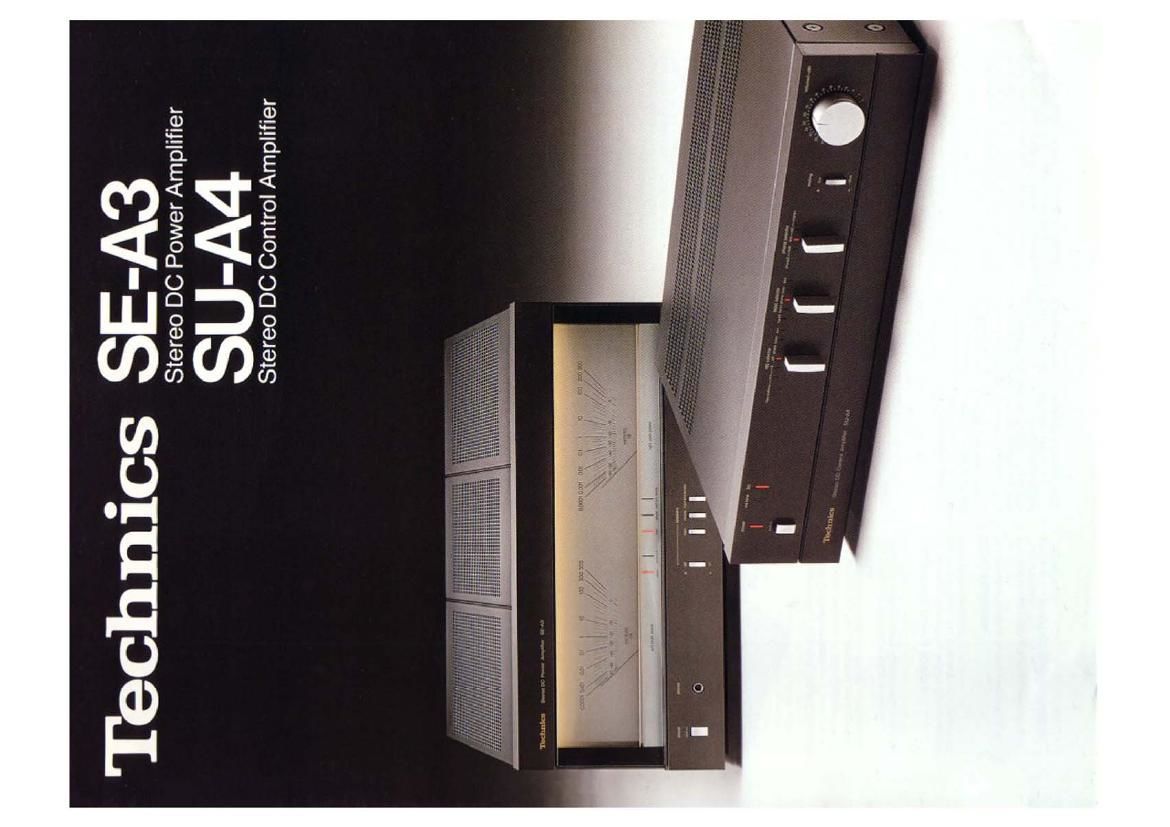 Technics SUA 4 Brochure (1)